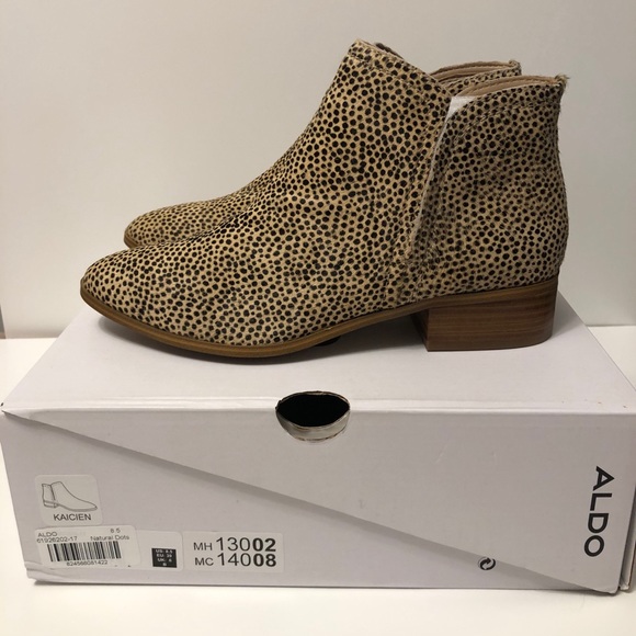 ALDO Kaicien Dotty Cheetah Ankle Boot 8.5 NIB - Picture 15 of 16